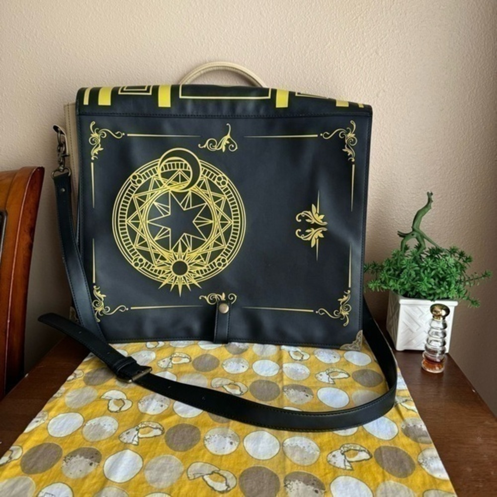 Think Geek Black Magic Spellbook oversized messenger bag